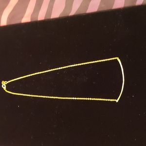 Gorjana Gold Taner Bar Necklace